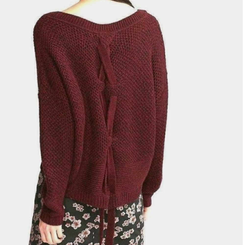 Express Criss-cross Back Sweater